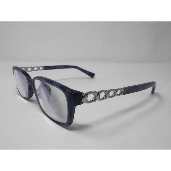 Coach Eyeglass Frames HC6148T 52-16-140 Blue Tortoise 5593 main image 4